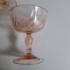 Set of 6 champagne glasses "rosaline" 70s