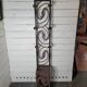 Art deco wrought iron coat rack from the 1930s