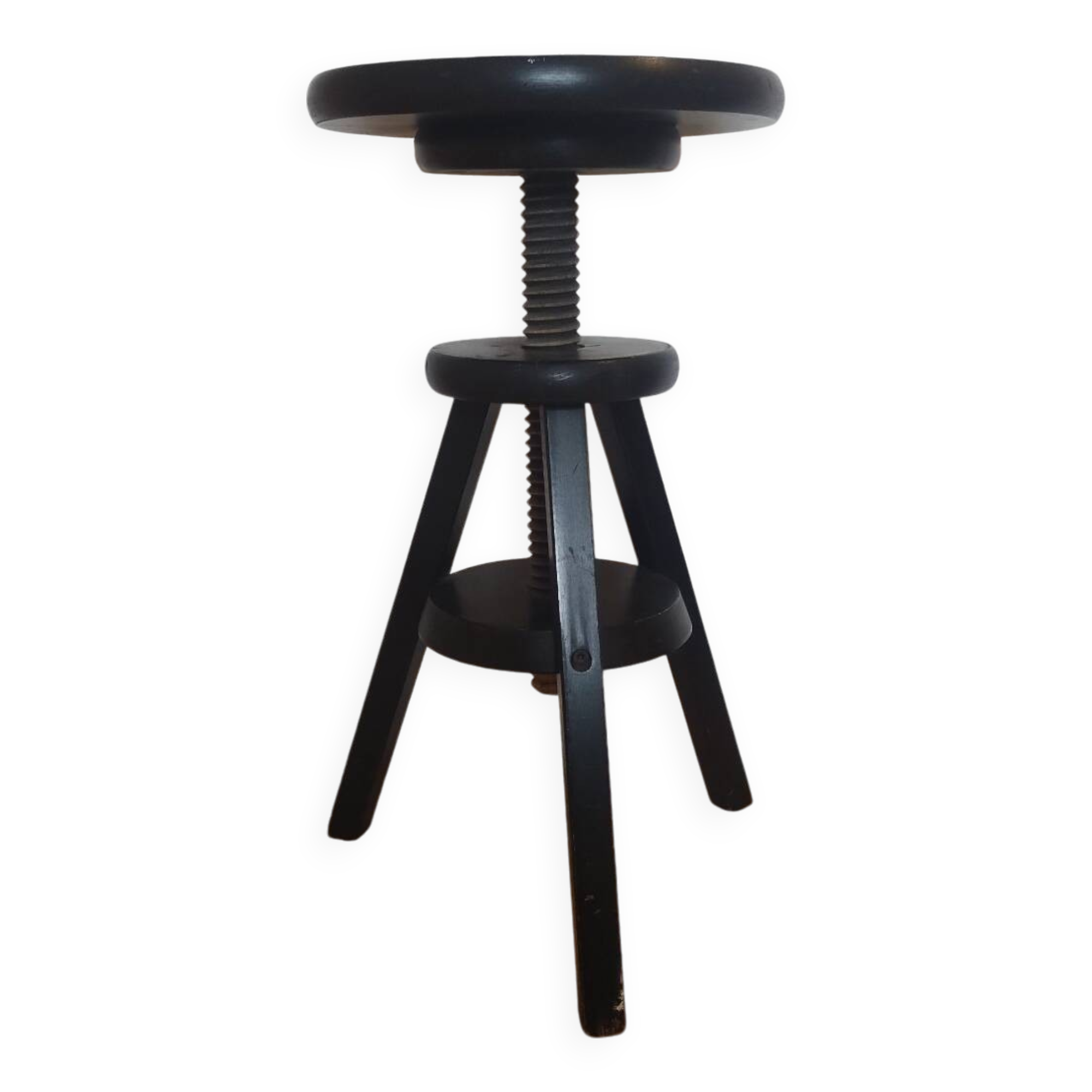 Wooden screw stool