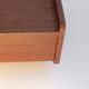 Teak wall shelf bedside - Denmark 1960s