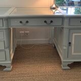 Desk, counter and solid wooden display