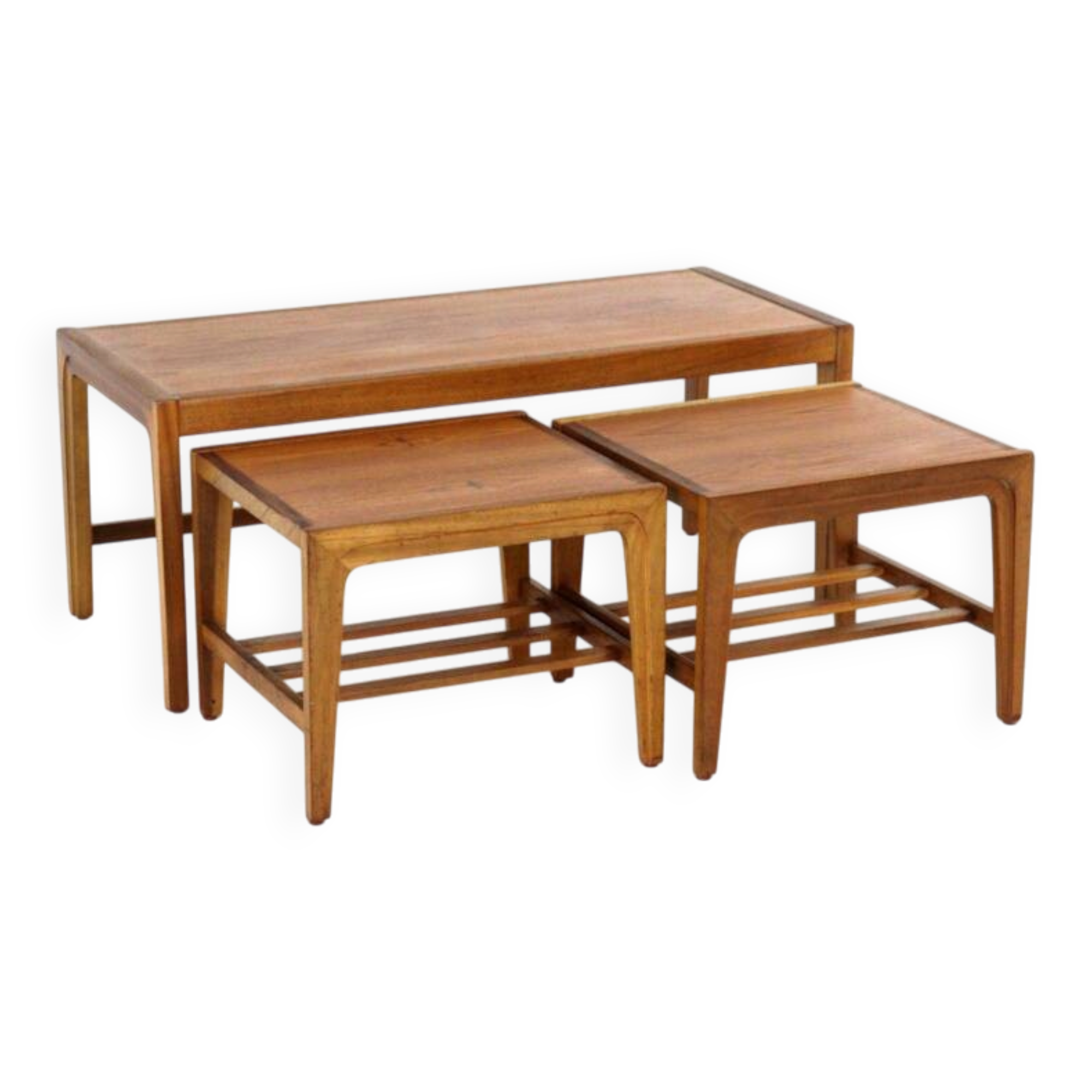 Table basse Remploy + tables d'appoint