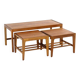 Table basse Remploy + tables d'appoint