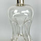 Blown glass carafe and silver frame