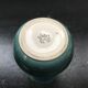 Jersey vase ceramics green & yellow decor vintage flowers