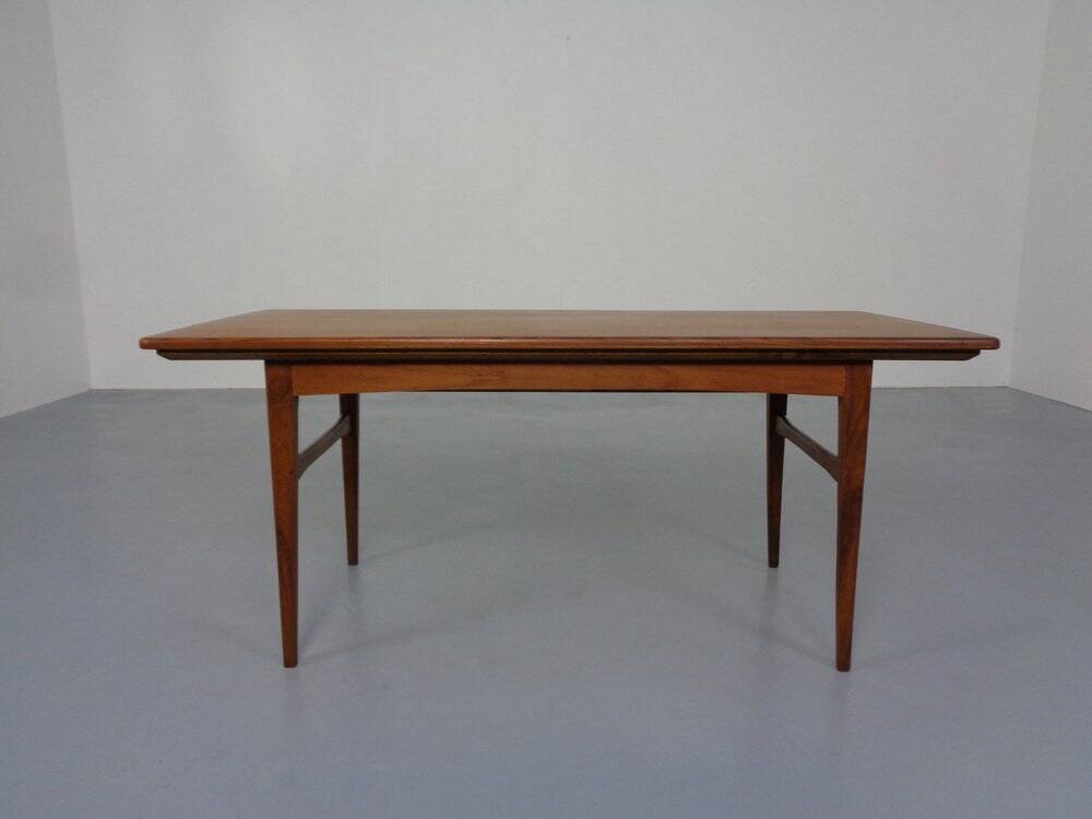 Teak dining or coffee table, Denmark, 1960s