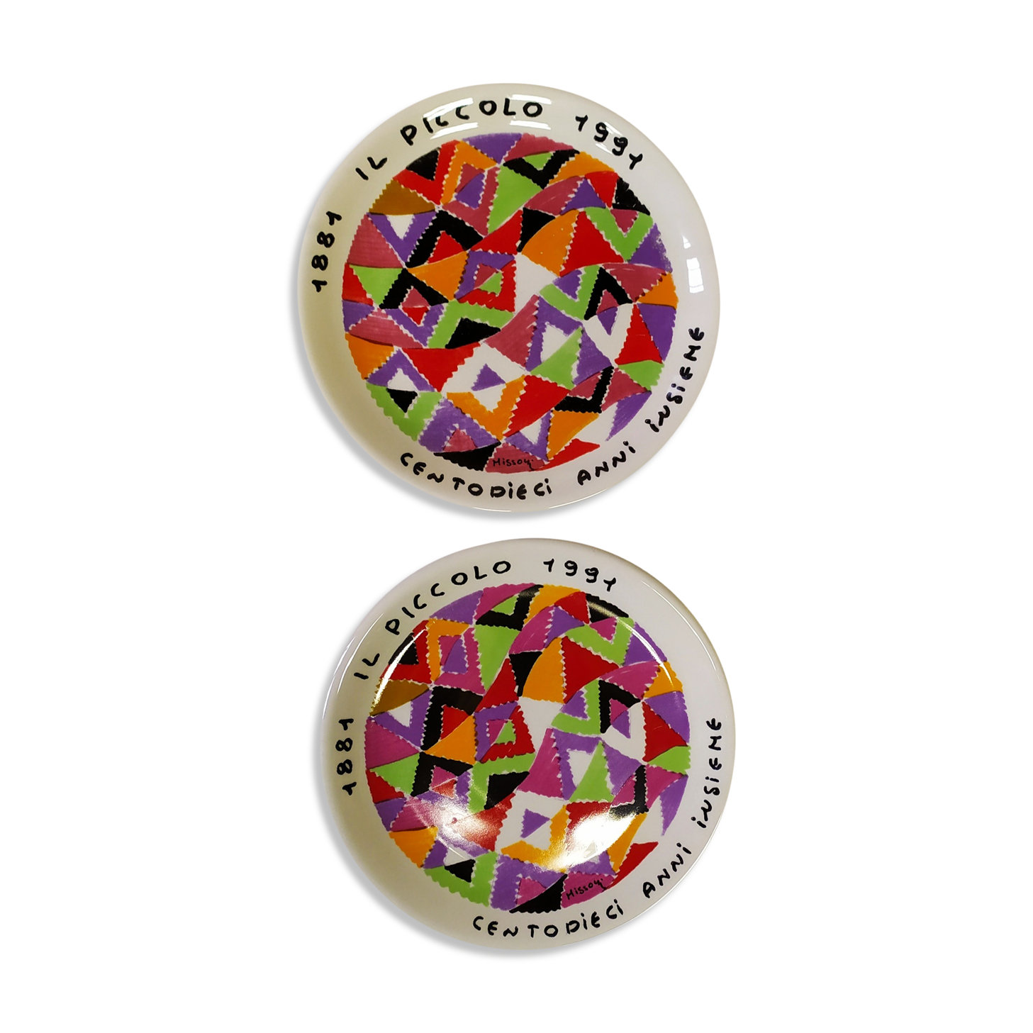 Plates by Missoni Ottavio 1991