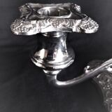 Candlestick in silver metal