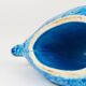 Blue enamelled fish sculpture Rimini by Aldo Londi Bitossi, Italy, 1950s