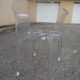 Pair of Tulipano armchairs in transparent plexiglass design Giovannoni