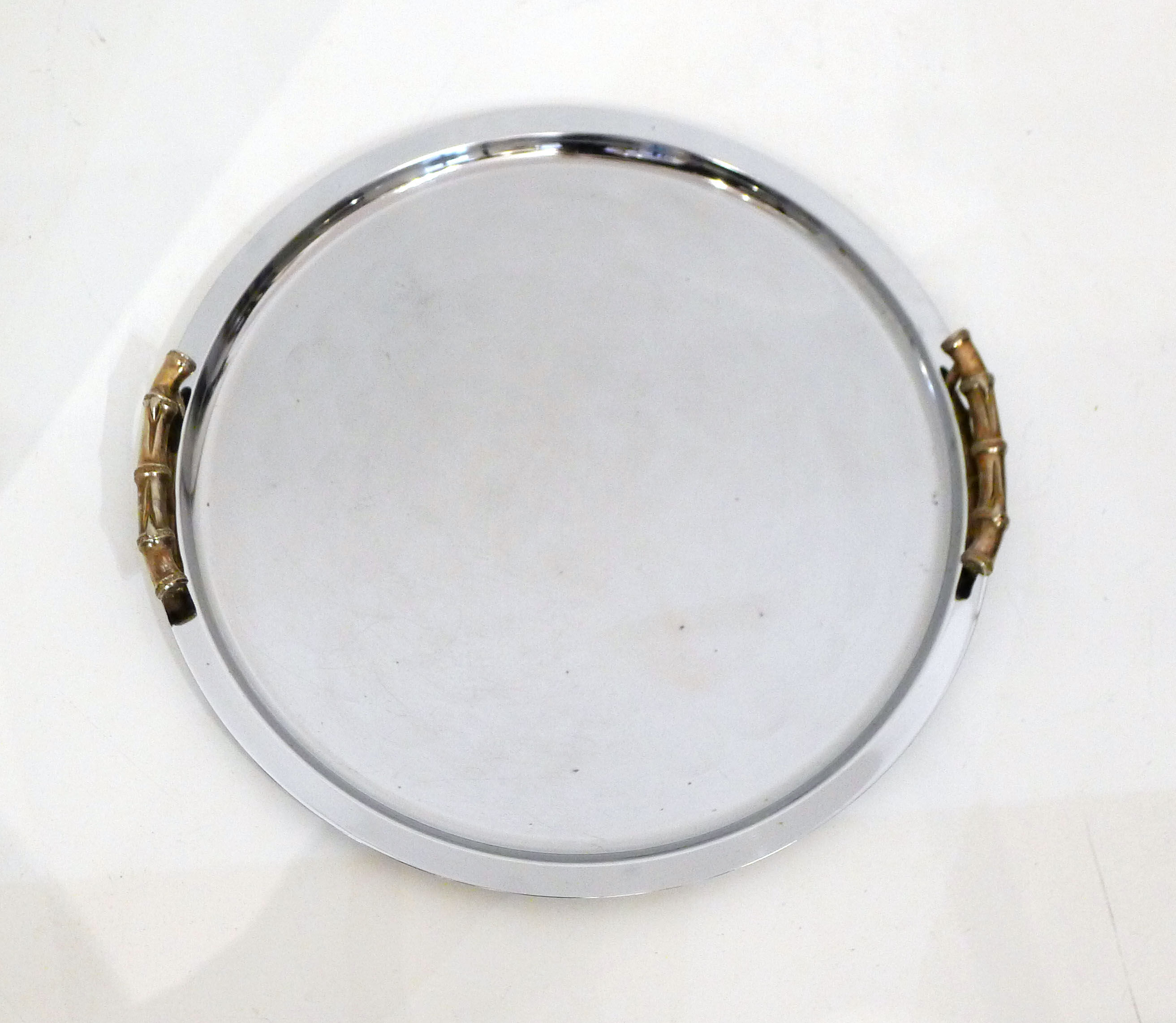 Round tray bamboo coves