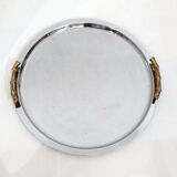 Round tray bamboo coves