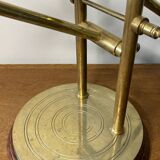 Adjustable brass desk lamp 1940s France