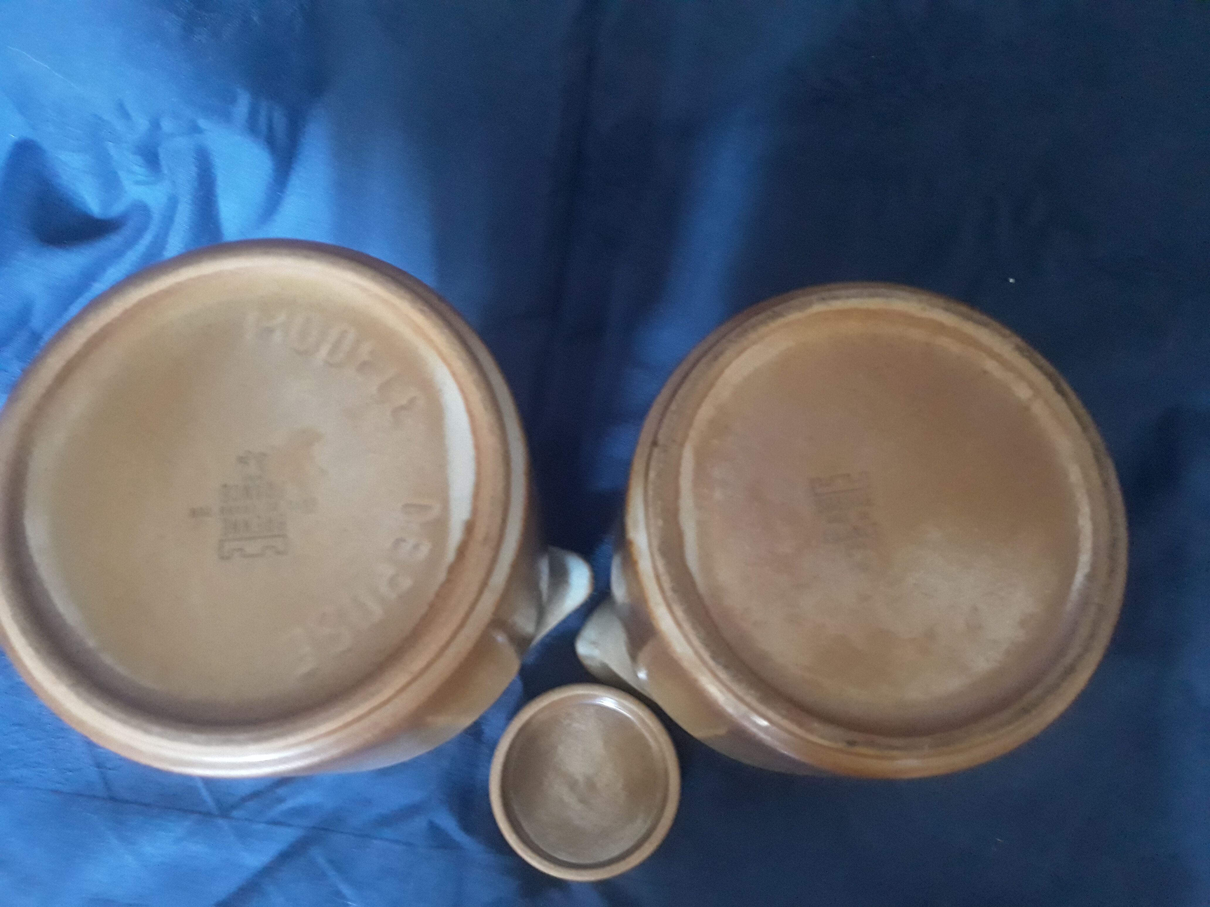Théière cafetière en grès de Brenne et son pichet