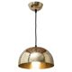 Hammered Brass Dome Pendant Light Industrial Chic Style
