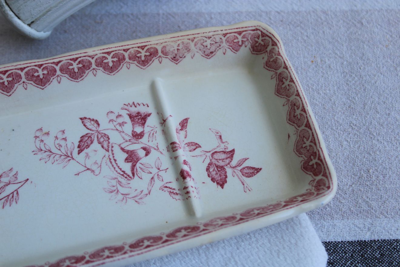 Iron earth ceramic soap dish