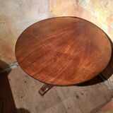Round mahogany table