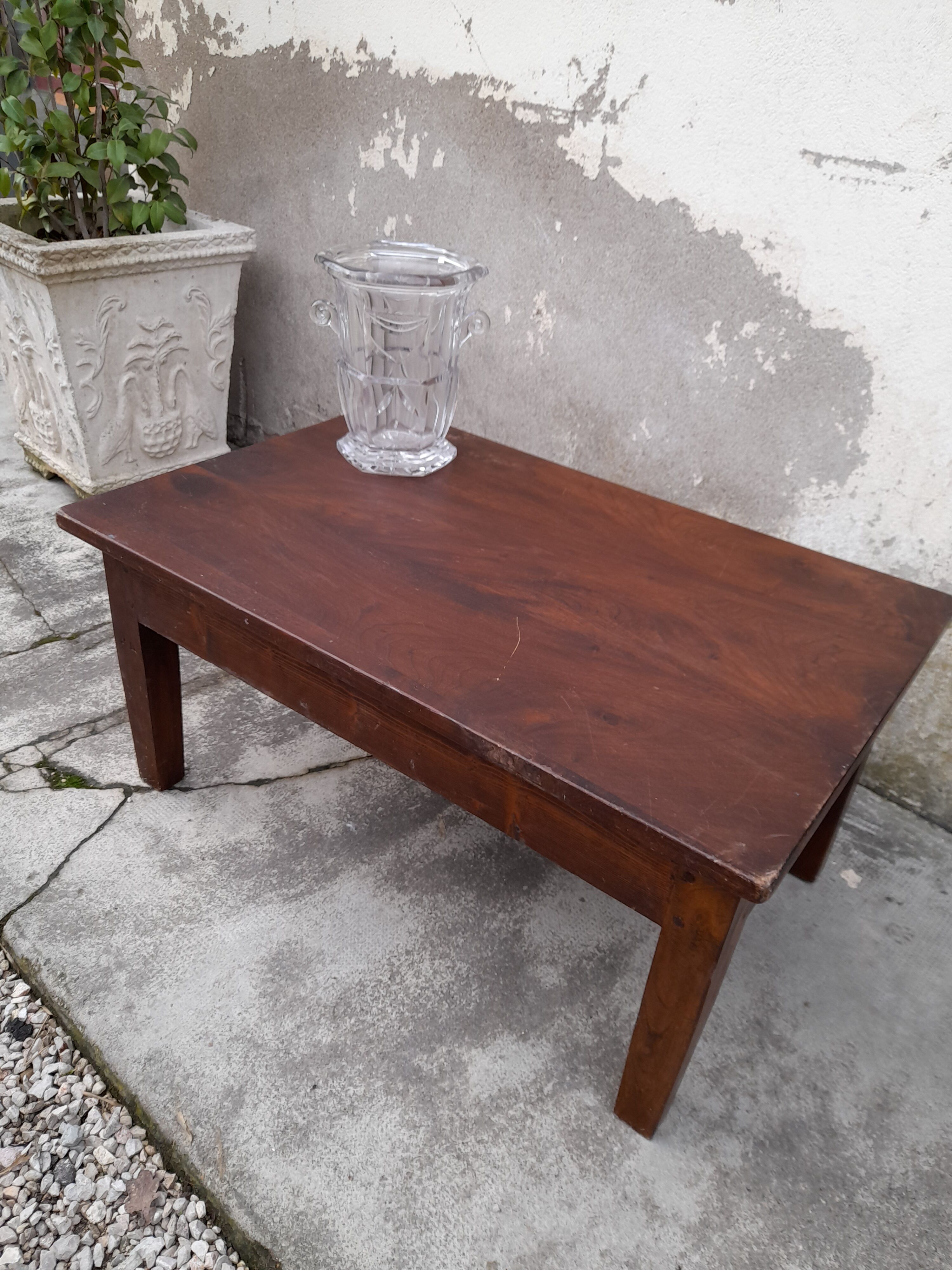 Table basse de ferme rustique 1900 en Fruitier