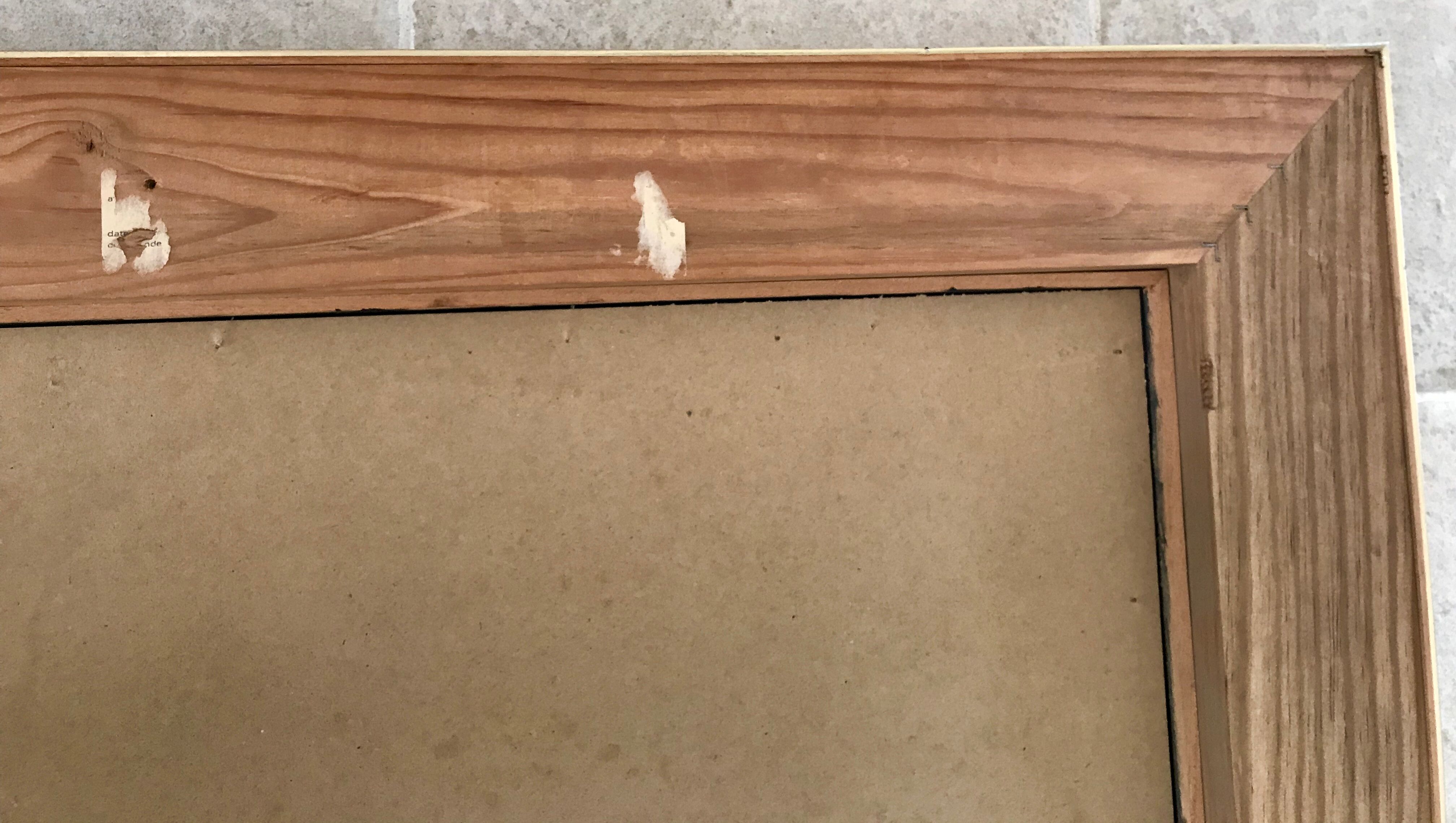 Mirror brass vintage 110 X 80