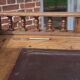 Oak writing desk