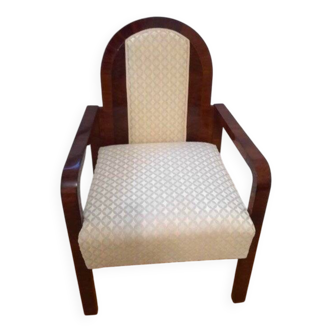 Fauteuil Art Déco En Macassar