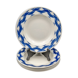 Set of 5 hollow plates badonviller model lebanon