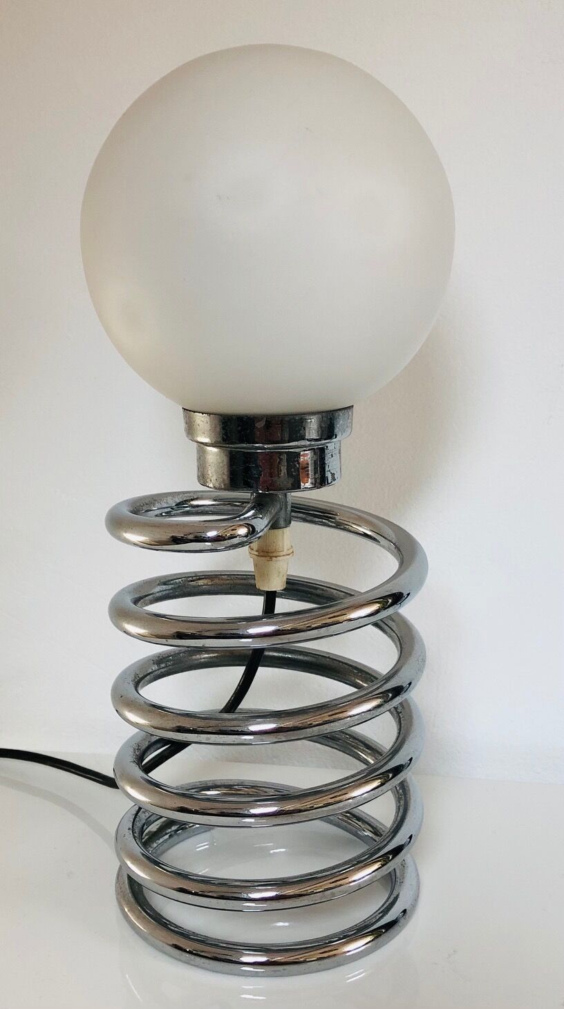 Vintage spiral lamp