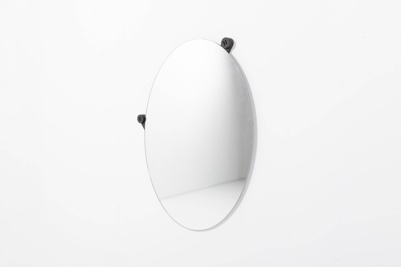 Miroir design italien de Nanda Vigo pour Morphos, Venise 1985