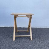 Vintage wooden folding stool