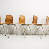 Galvanitas industrial Pagholz chairs, set of 5
