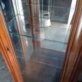 Louis Philippe cherry wood display case 180 cm
