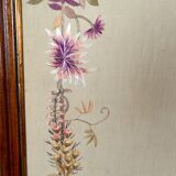 Important Set of Three Indochinese Silk Embroidered Tapestries