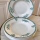 Lot of 6 hollow plates Terre de Fer Saint-Amand late nineteenth