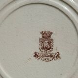 Set of 7 different iron earth plates