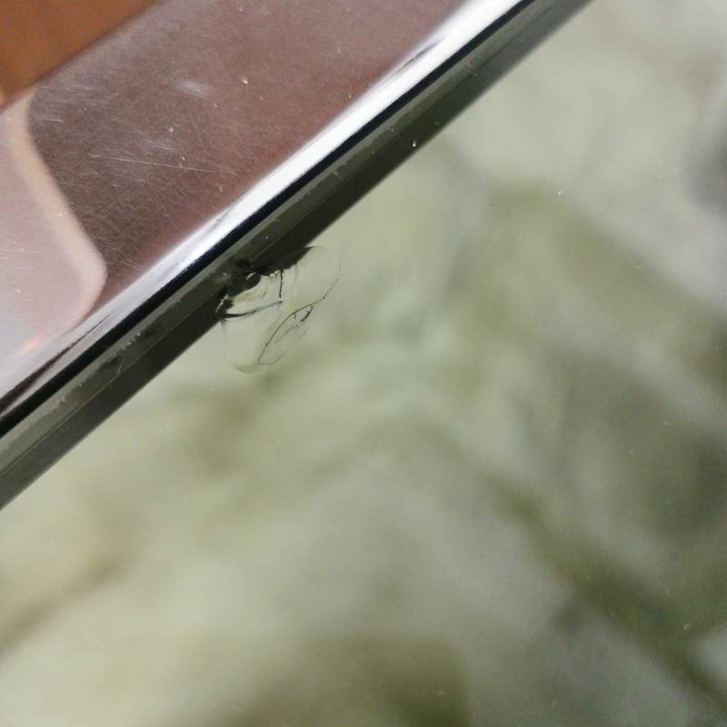 Vintage coffee table smoked glass