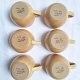 Vintage village stoneware mugs