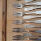 12 antique cake forks