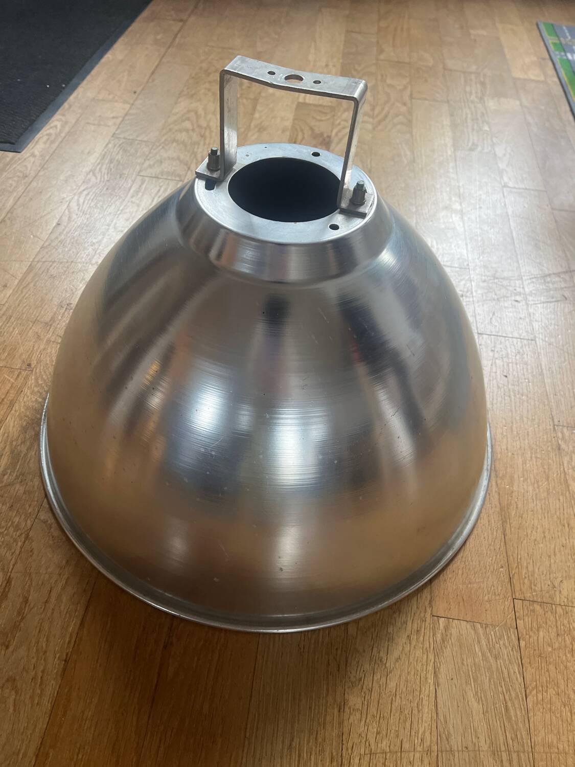 Vintage industrial metal suspension