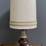 Lampe de table en céramique de Hustadt Leuchten années 1970