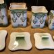 Series 4 art nouveau spice pots