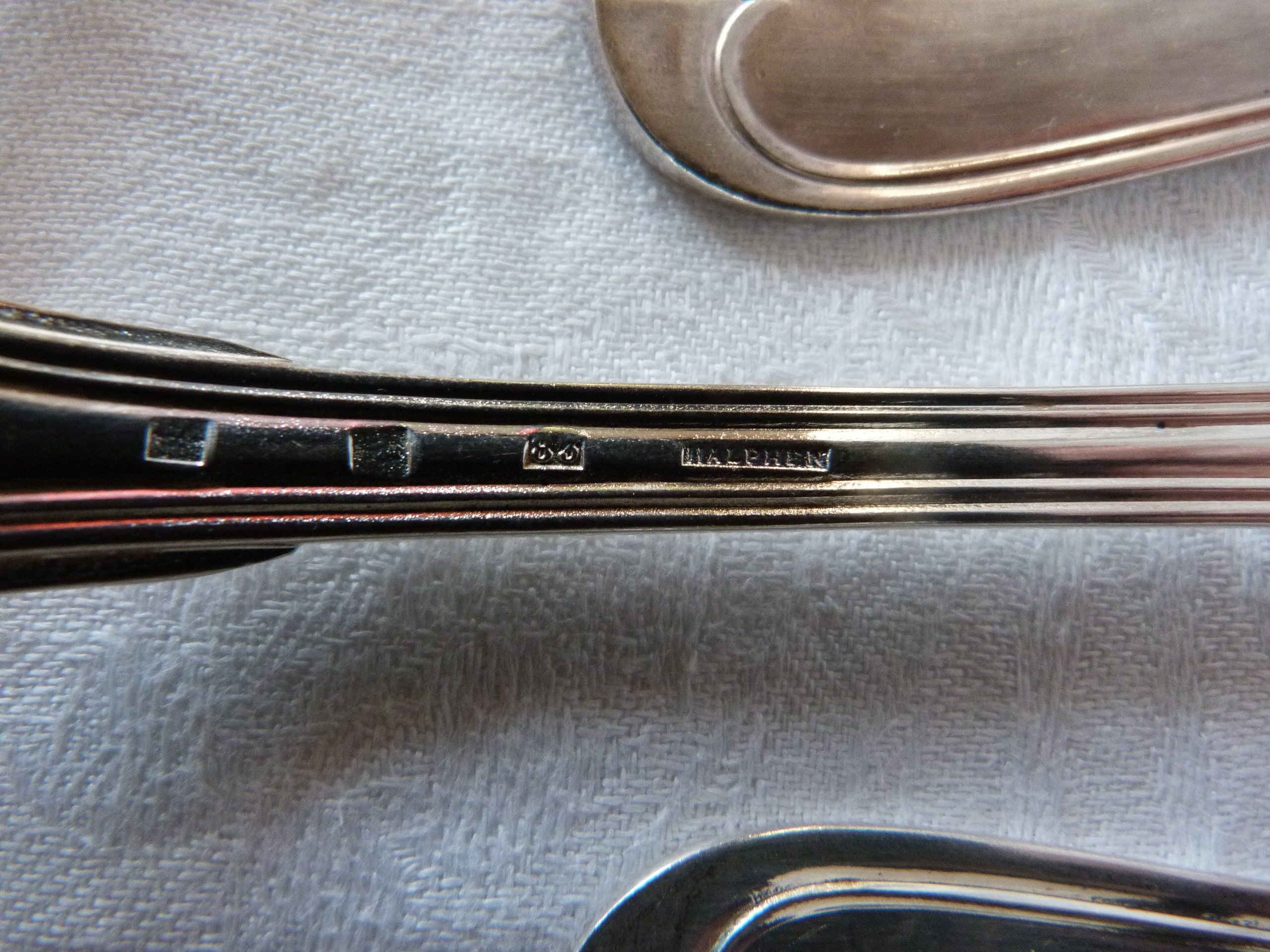 Set of 18 silver metal covers