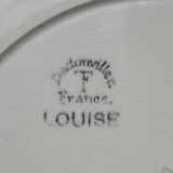 Badonviller model Louise diam 27 cm hollow round dish