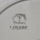 Badonviller model Louise diam 27 cm hollow round dish