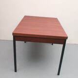 1960s extendible diningtable in teak and metal