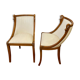Pair of Chairs Rising Swan Collar Restoration Period