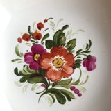 Series of 6 hollow porcelain plates