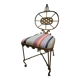 Four Gilbert Poillerat chairs