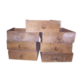 Wooden drawers