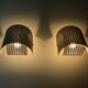 Pair of Shogun Wall Lights by Mario Botta for Artemide, 1980s.