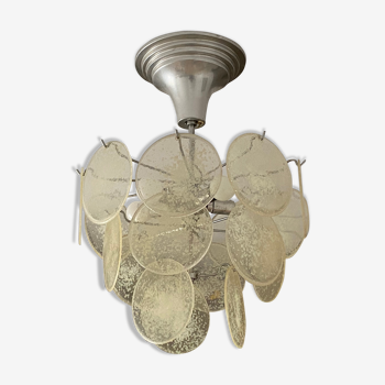 Vintage chandelier with tassels 1960 1970